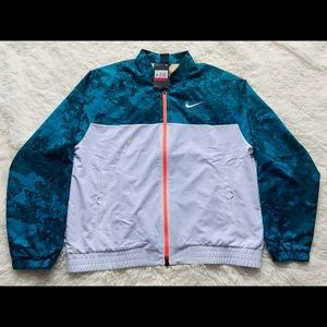 Nike Court Full Zip Light Tennis Jacket White Blue CV2475-301 Men’s Size L NWT